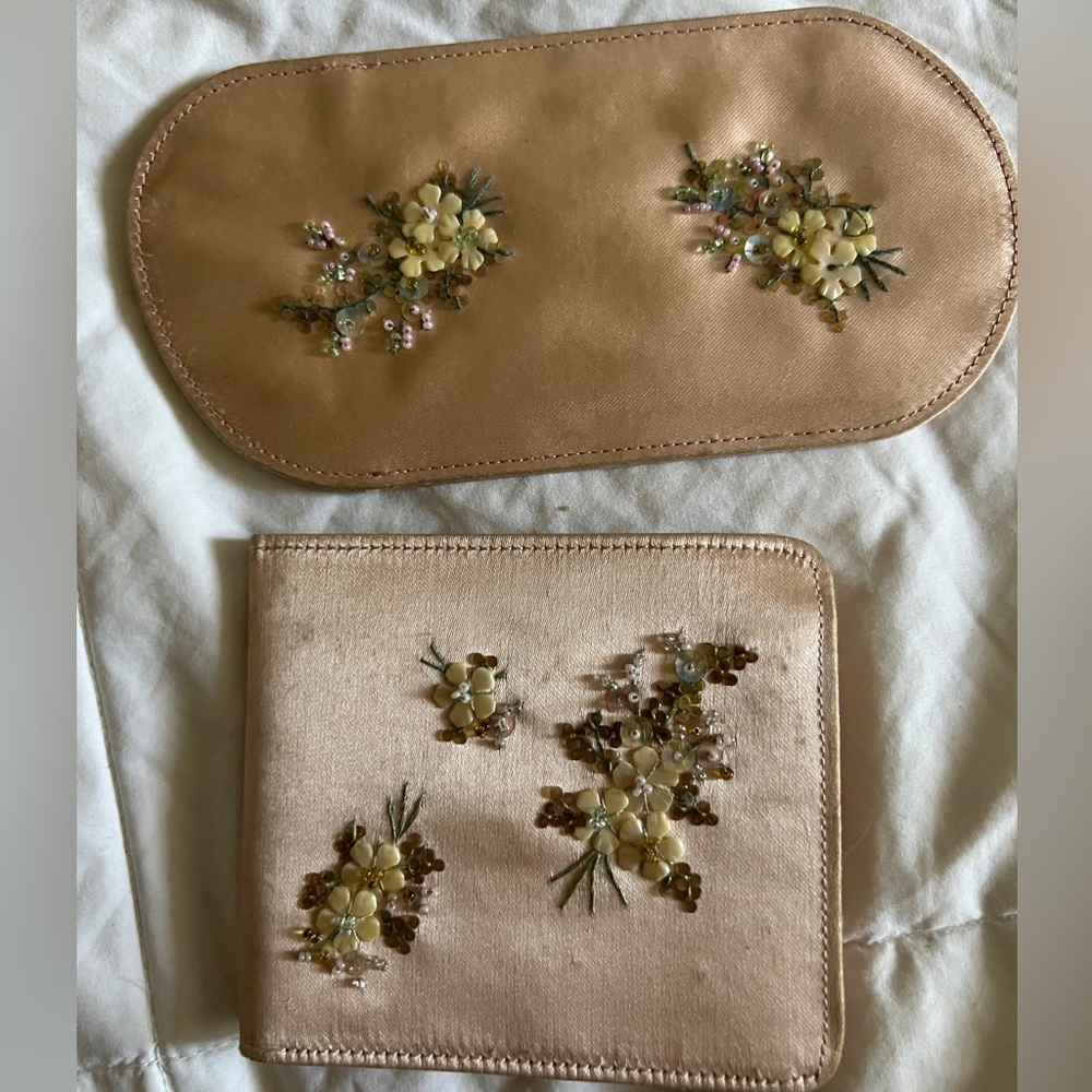 Vintage I Magnin & Co wallet and eye glass case